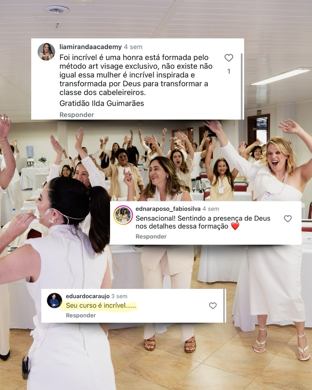 Mais uma enxurrada de feedback dos alunos 🥹✨ (2)